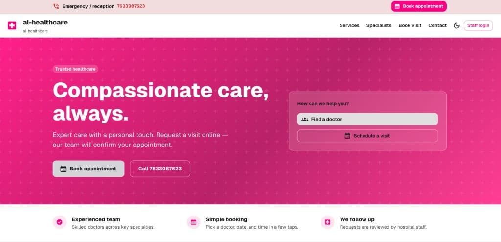 Arshionix Healthcare